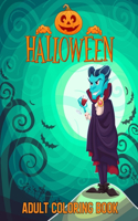 Halloween Adult Coloring Book