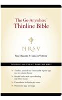 NRSV, The Go-Anywhere Thinline Bible, Bonded Leather, Black: The Ideal On-the-Go Portable Bible