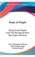 Peeps At People