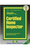 Certified Home Inspector