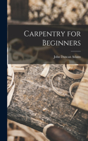 Carpentry for Beginners