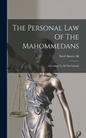 Personal Law Of The Mahommedans