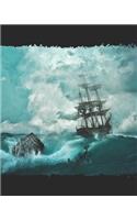 Ship in Storm: The Ship in Storm Notebook Journal Diary