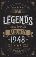 Real Legendes were born in Januar 1948