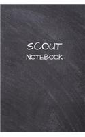 Scout Notebook: Notebook for Scout (6x9 inches), for Summer Camp, Gift for Kids Boys Girls or Adults, Composition Journal, Volunteer Appreciation Gifts, For Sketchi