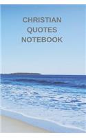 Christian Quotes Notebook