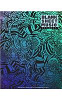 Blank Sheet Music Notebook - 100 Pages Of Blank Manuscript Paper - 8x10