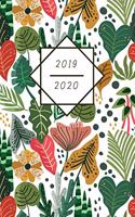 2019-2020 - Kalender, Planer & Organizer: The Power of Flowers - Jahresplaner - Terminplaner - Taschenkalender - 6''x9'' - Inkl. Habit Tracker (Für 18 Monate) Für Mehr Routine Im Alltag