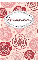 Arianna: Personalised Notebook / 120 Pages / Dot Grid / Perfect for journaling and writing notes.