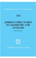 Jordan Structures in Geometry and Analysis