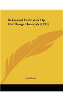 Bekroond Dichtstuk Op Het Hooge Huwelyk (1791)