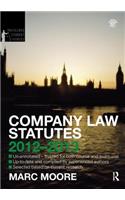 Company Law Statutes 2012-2013