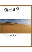 Lectures of Lectures: (English)