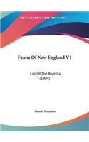 Fauna of New England V1