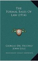 The Formal Bases of Law (1914)