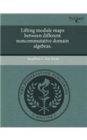 Lifting Module Maps Between Different Noncommutative Domain Algebras