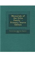Memorials of the Urlin Family