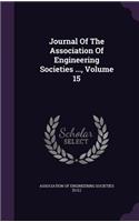 Journal of the Association of Engineering Societies ..., Volume 15