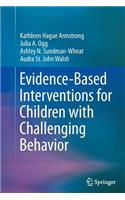 Evidence-Based Interventions for Children with Challenging Behavior