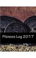 Fitness Log 2017: A 365-Day Workout Journal