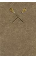 Monogram Lacrosse Journal: (59 Monogram Raw 365 Lined)