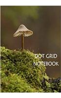 Dot Grid Notebook Wild Mushroom: 110 Dot Grid Pages