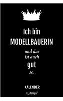 Kalender für Modellbauer / Modellbauerin: Immerwährender Kalender / 365 Tage Tagebuch / Journal [3 Tage pro Seite] für Notizen, Planung / Planungen / Planer, Erinnerungen, Sprüche