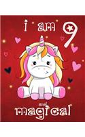 unicorn journal i am 9 and magical