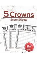 5 Crowns Score Sheets