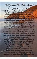 Footprints In The Sand Dot Grid Journal