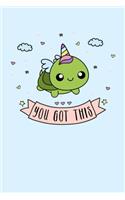 Turtle Unicorn Uniturtle Journal: A Cute Turtlecorn Journal to Write In