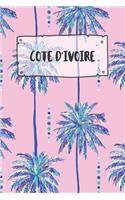 Cote d'Ivoire: Dotted Travel Diary Notebook or Journey Dotted Grid Journal - Holiday Trip Pocketbook for Men and Women with Dots