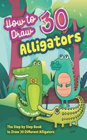 How to Draw 30 Alligators