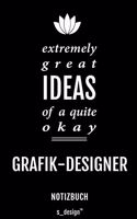 Notizbuch für Grafik-Designer: Originelle Geschenk-Idee [120 Seiten liniertes blanko Papier]