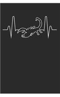 Skorpion Notizbuch: Skorpion Notizbuch die Perfekte Geschenkidee für Tierliebhaber und Skorpion Freunde. Das Taschenbuch hat 120 weiße Seiten mit Punktraster die dich b