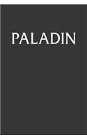 Paladin Notebook: Lined Journal, 120 Pages, 6 x 9, Affordable Gift Journal Matte Finish