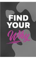 Find Your Way: Notebook Journal Composition Blank Lined Diary Notepad 120 Pages Paperback Black Texture Vitiligo