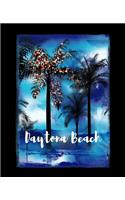 Daytona Beach: Florida Christmas Journal Notebook Shopping Organizer Holiday Food Meal Party Planner Budget Expense Tracker. Tropical Palm Tree Soft Cover 7.5 x 9.