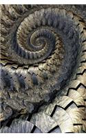 Awesome Swirling Fractal Journal: Take Notes, Write Down Memories in this 150 Page Lined Journal