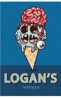 Logan's Notebook: Personalised Journal for Logan