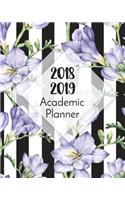 2018-2019 Academic Planner: Daily Weekly & Monthly Agenda Organizer V6