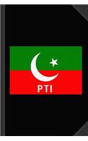 Pakistan Pti Party Flag Journal Notebook
