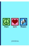 Peace Love Theatre Journal: Screenplay Writing Notebook for Drama Club