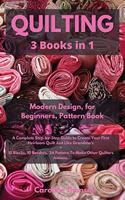 Quilting 3 in 1 Modern Quilting Design + Quilting for Beginners + The Quilting Pattern Book