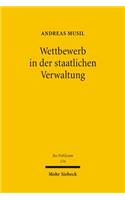 Wettbewerb in der staatlichen Verwaltung