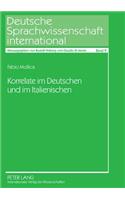 Korrelate Im Deutschen Und Im Italienischen