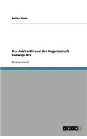 Der Adel Während Der Regentschaft Ludwigs XIV