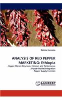 Analysis of Red Pepper Marketing: Ethiopia(English)