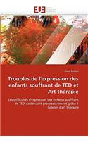 Troubles de l''expression Des Enfants Souffrant de Ted Et Art Th?rapie