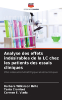Analyse des effets indésirables de la LC chez les patients des essais cliniques